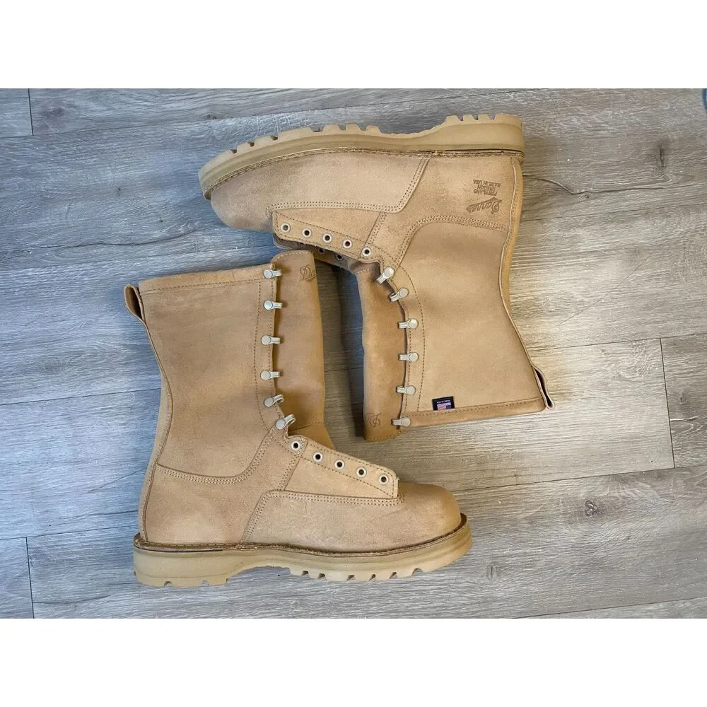 New Danner Desert Acadia 26000 Boots Men's 12 4E Extra Wide Tan Military USA New